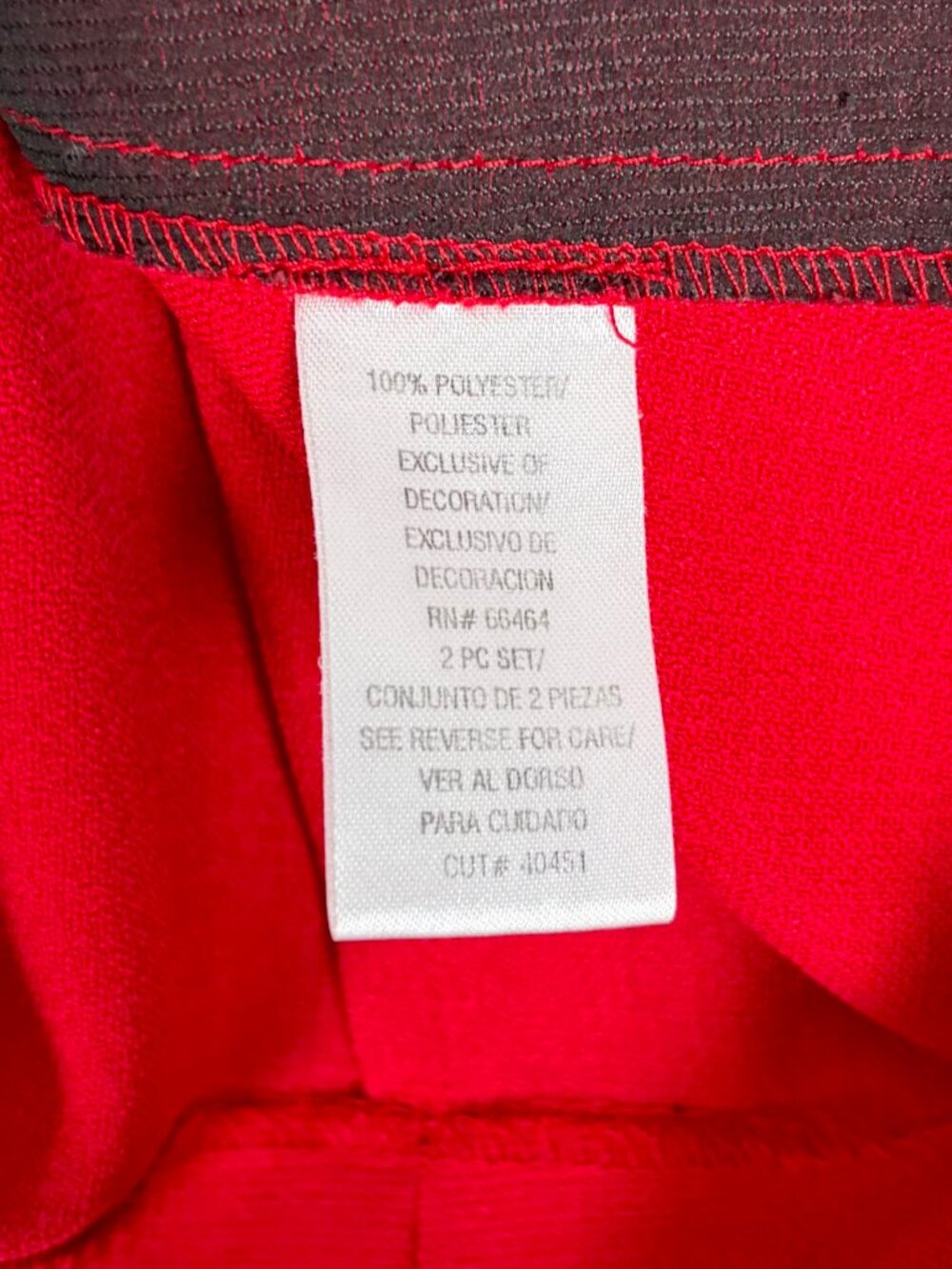 Studio 1 Y2K Blazer Jacket Womens 10P Red Short Sleeve Belted Preppy Uptown Chic - Picture 8 of 8